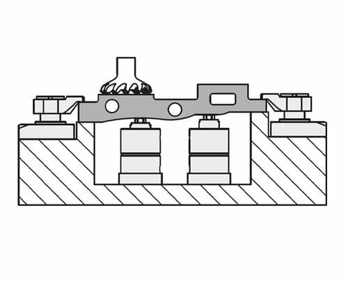 Application principle of work supports