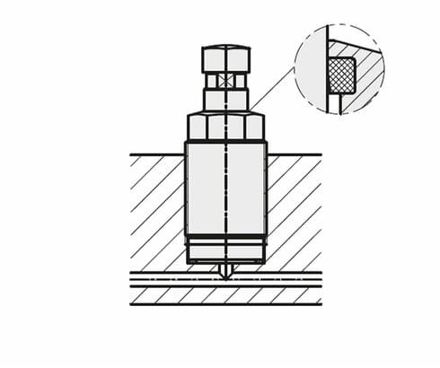 Metallic wiper edge and wiper