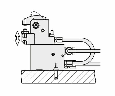 Positionsflexible Spannpratze B 1.733