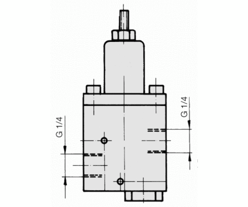 Zuschaltventil C2.954 mit Rohrgewindeanschluss G1/4 Zuschaltventil C2.954 mit Rohrgewindeanschluss G1/4