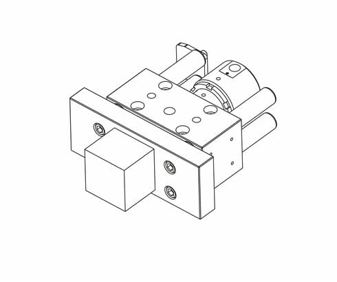 RS Hydraulik-Schieber mit Frontplatte