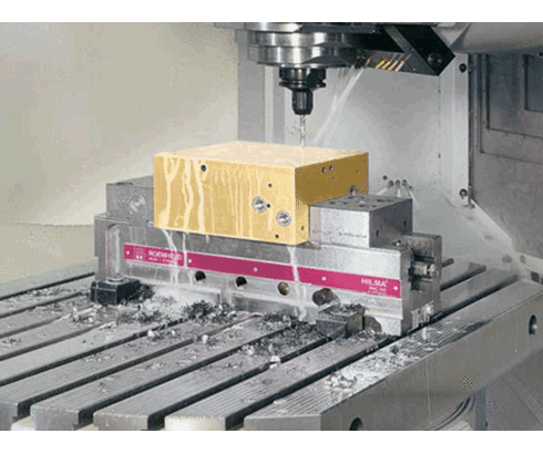 Mechanical-hydraulic machine vise HILMA.KNC 125 Mechanical-hydraulic machine vise HILMA.KNC 125